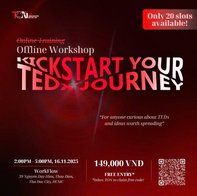 Workshop Offline: "Kickstart Your TEDx Journey"